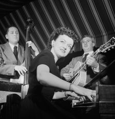 Portrait of Dardanelle and Joe Sinacore, Hickory House, New York, N.Y., ca. July 1947. Creator: William Paul Gottlieb