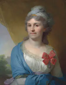Portrait of Daria Alexandrovna Valueva, née Kosheleva (1757-1836), 1798