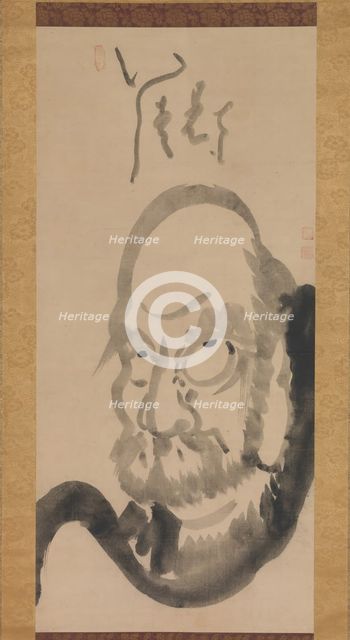 Portrait of Daruma, mid-18th century. Creator: Hakuin Ekaku.