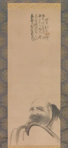 Portrait of Daruma, early 17th century. Creator: Fugai Ekun