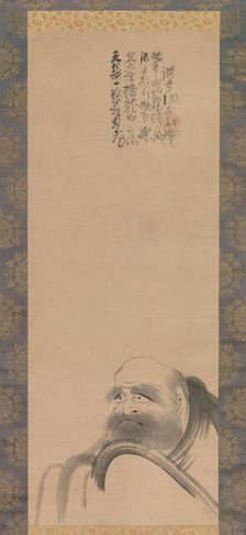 Portrait of Daruma, early 17th century. Creator: Fugai Ekun