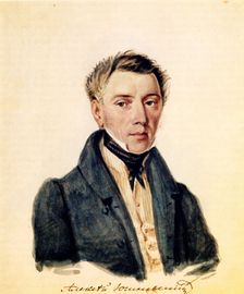 Portrait of Decembrist Alexander Yushnevsky (1786-1844), 1839. Artist: Bestuzhev, Nikolai Alexandrovich (1791-1855)