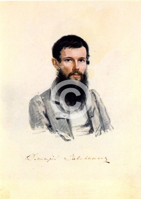 Portrait of Decembrist Dmitry Zavalishin (1804-1892), 1839. Artist: Bestuzhev, Nikolai Alexandrovich (1791-1855)