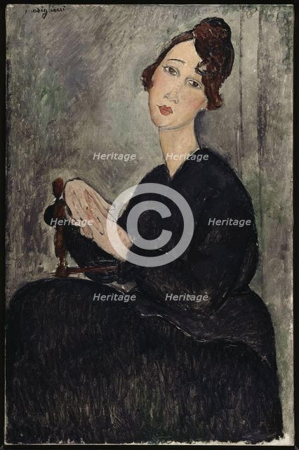 Portrait of Dèdie, 1918. Artist: Modigliani, Amedeo (1884-1920)