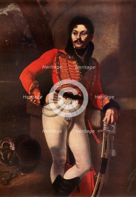 'Portrait of Denis Davydov', c1811, (1939). Creator: Orest Kiprensky.