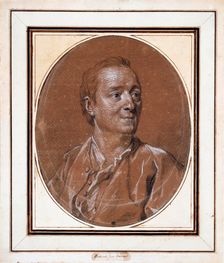 Portrait of Denis Diderot (1713-1784), 1767. Creator: Van Loo, Louis Michel (1707-1771)