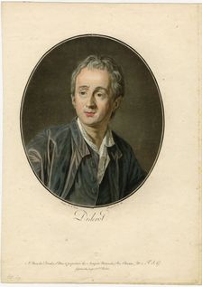 Portrait of Denis Diderot (1713-1784), 1793
