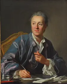 Portrait of Denis Diderot (1713–1784), 1767. Artist: Van Loo, Louis Michel (1707-1771)