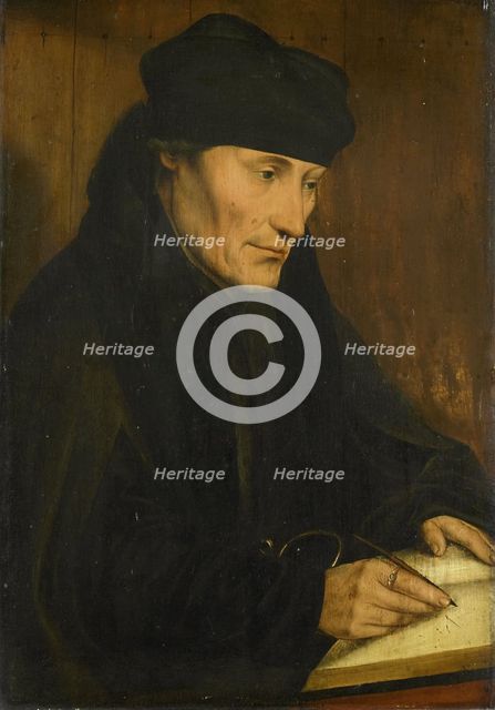 Portrait of Desiderius Erasmus, after c.1535. Creator: Unknown.