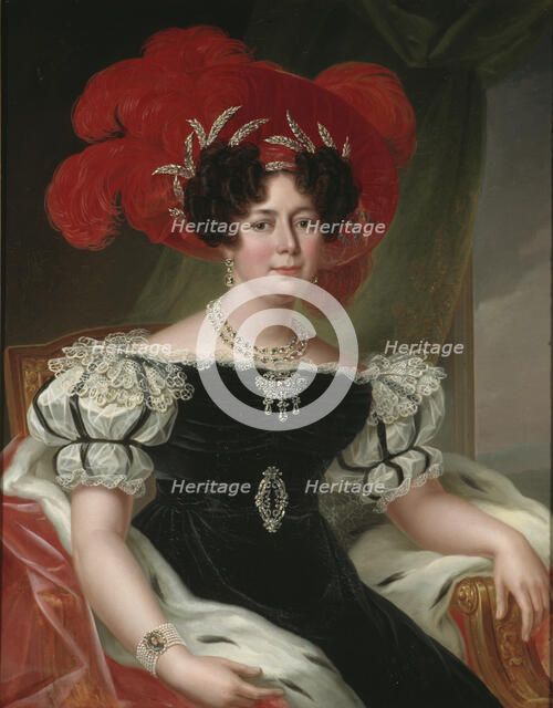 Portrait of Desideria (1777-1860), Queen of Sweden and Norway, 1830.