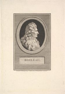 Portrait of Despréaux Nicolas Boileau, 1800. Creator: Augustin de Saint-Aubin