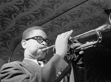 Portrait of Dizzy Gillespie, New York, N.Y., ca. May 1947. Creator: William Paul Gottlieb