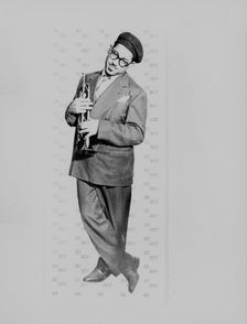 Portrait of Dizzy Gillespie, New York, N.Y., ca. May 1947. Creator: William Paul Gottlieb