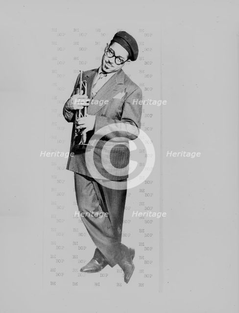 Portrait of Dizzy Gillespie, New York, N.Y., ca. May 1947. Creator: William Paul Gottlieb.