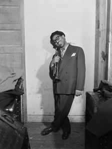 Portrait of Dizzy Gillespie, New York, N.Y., ca. May 1947. Creator: William Paul Gottlieb