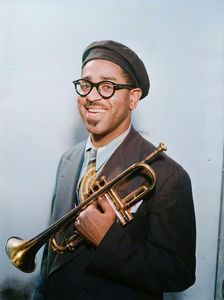Portrait of Dizzy Gillespie, New York, N.Y., ca. May 1947. Creator: William Paul Gottlieb