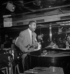 Portrait of Dizzy Gillespie, Downbeat, New York, N.Y., 1946. Creator: William Paul Gottlieb