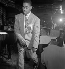Portrait of Dizzy Gillespie, Downbeat, New York, N.Y., 1946. Creator: William Paul Gottlieb