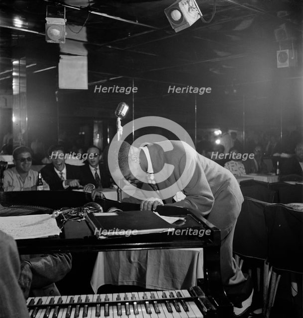 Portrait of Dizzy Gillespie, Downbeat, New York, N.Y., ca. Aug. 1947. Creator: William Paul Gottlieb.