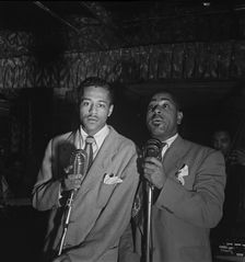 Portrait of Dizzy Gillespie, Downbeat, New York, N.Y., 1946. Creator: William Paul Gottlieb