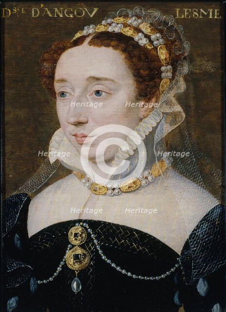 Portrait of Diane de France, Duchess of Angoulême (1538-1619) , 1570. Creator: Clouet, François, (School)  .