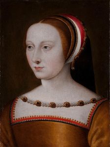 Portrait of Diane de Poitiers (1499-1566), Dame de Saint-Vallier, Duchesse..., 2nd half of 16th cen. Creator: Clouet, Jean, (School)