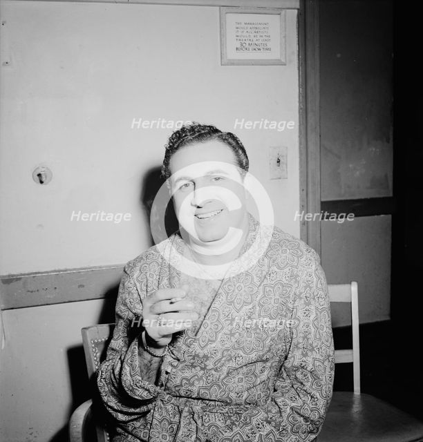 Portrait of Dick Stabile, New York, N.Y.(?), ca. Aug. 1946. Creator: William Paul Gottlieb.