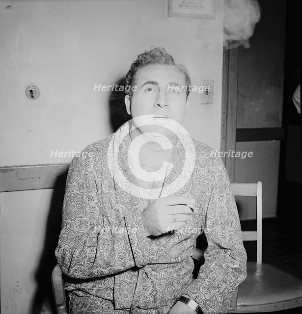 Portrait of Dick Stabile, New York, N.Y.(?), ca. Aug. 1946. Creator: William Paul Gottlieb.