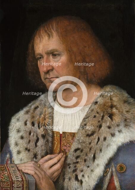 Portrait of Diego de Guevara (?), c. 1515/1518. Creator: Michael Sittow.