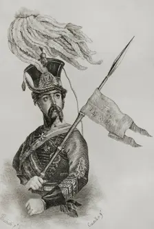Portrait of Diego de León (1807-1841), Count of Belascoáin, 1845. Creator: Jose Gomez