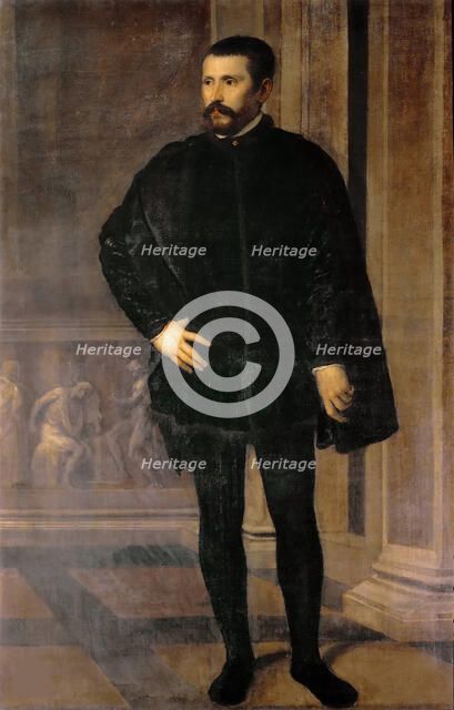 Portrait of Diego Hurtado de Mendoza y Pacheco (1503-1575), ca 1535-1540. Creator: Titian (1488-1576).