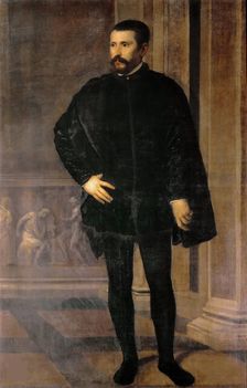 Portrait of Diego Hurtado de Mendoza y Pacheco (1503-1575), ca 1535-1540. Creator: Titian (1488-1576)