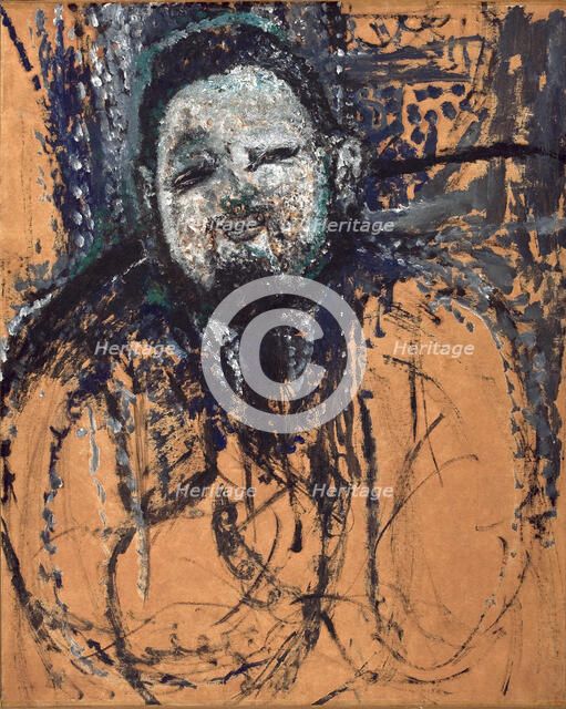 Portrait of Diego Rivera , 1916. Creator: Modigliani, Amedeo (1884-1920).