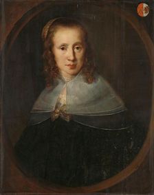 Portrait of Digna de Maets. First Wife of François Leydecker, 1640-1654. Creator: Bernardus Zwaerdecroon