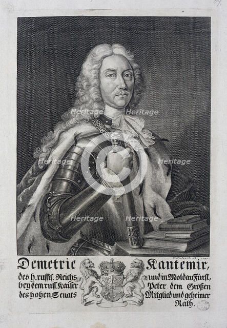 Portrait of Dimitrie Cantemir (1673-1723).