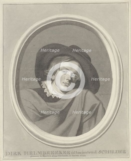 Portrait of Dirck Helmbreeker, 1700-1750. Creator: Cornelis van Noorde.