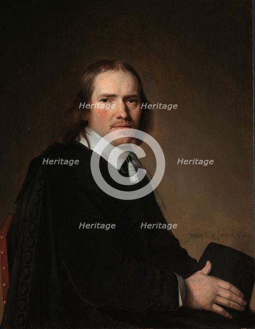 Portrait of Dirck, Johannes, or Jacobus Wallis, 1653. Creator: Jan Verspronck.