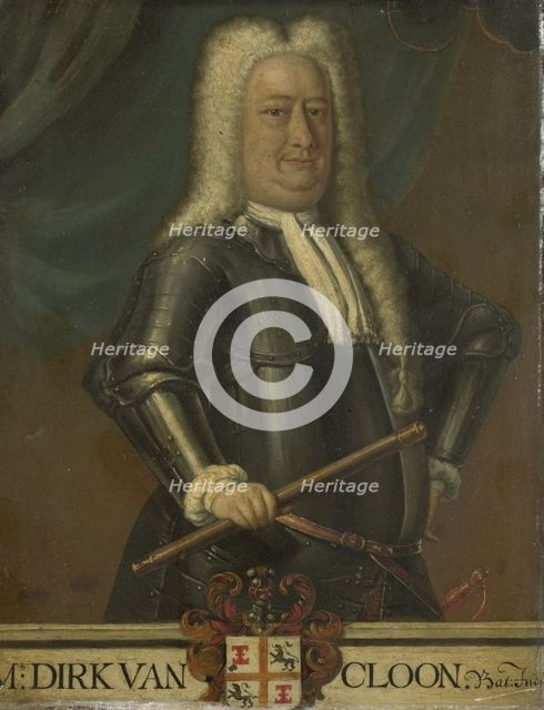 Portrait of Dirk van Cloon, Governor-General of the Dutch East Indies, 1750-1799. Creator: Unknown.