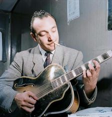 Portrait of Django Reinhardt, Aquarium, New York, N.Y., ca. Nov. 1946. Creator: William Paul Gottlieb