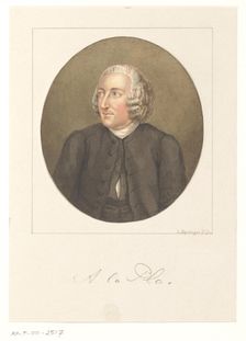 Portrait of Dr. Andreas La Pla, 1841-1894. Creator: Leendert Springer