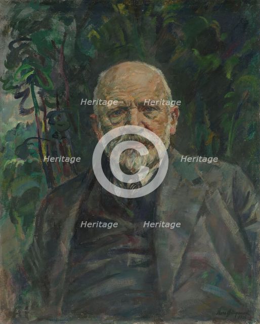 Portrait of Dr. Alexander Malthe, 1925. Creator: Hans Odegaard.