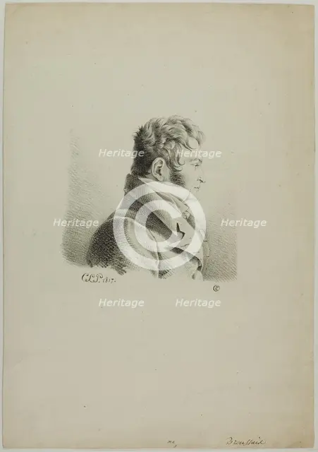 Portrait of Dr. Broussais, 1817. Creators: Giuseppe Maria Crespi, Charles-Philibert de Lasteyrie.
