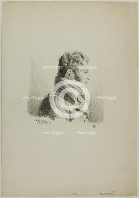 Portrait of Dr. Broussais, 1817. Creators: Giuseppe Maria Crespi, Charles-Philibert de Lasteyrie.