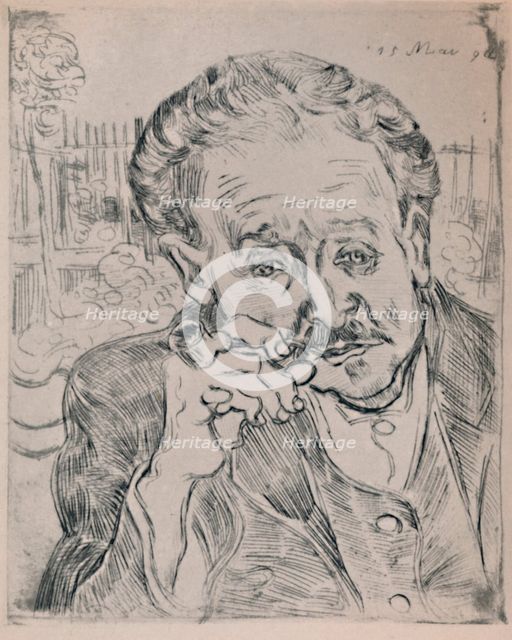 'Portrait of Dr. Gachet', c.1890, (1946). Artist: Vincent van Gogh.