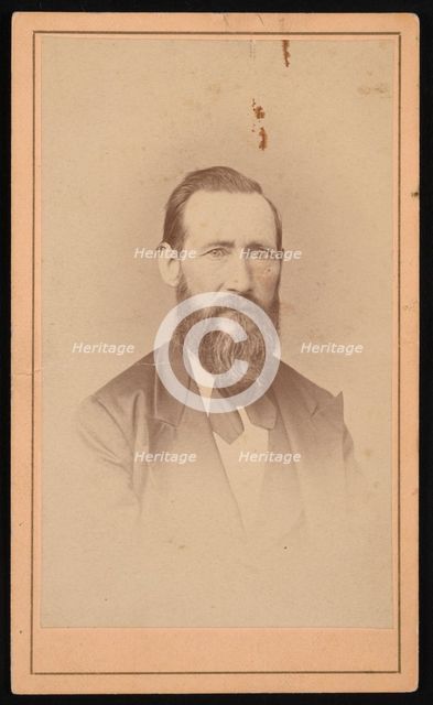 Portrait of Dr. George Vasey (1822-1893), 1872. Creator: Ulke Bros.