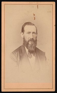Portrait of Dr. George Vasey (1822-1893), 1872. Creator: Ulke Bros