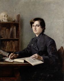 Portrait of Dr. Elisabeth Winterhalter, 1887-1888. Creator: Ottilie Wilhelmine Roederstein