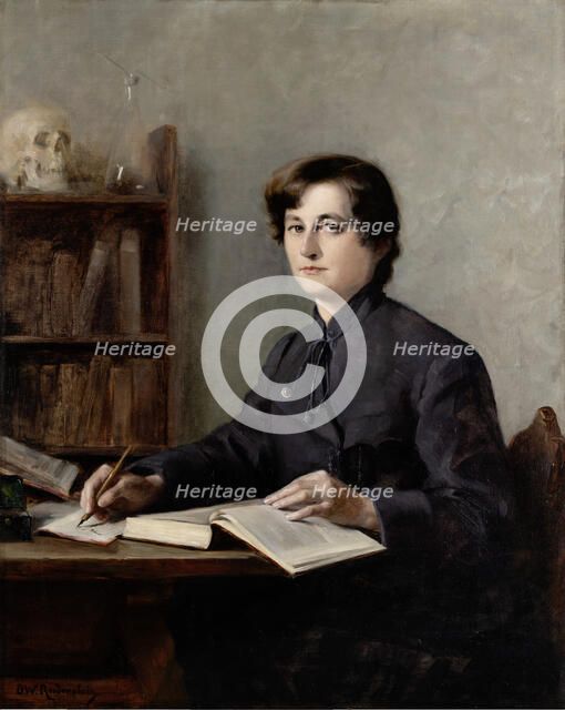 Portrait of Dr. Elisabeth Winterhalter, 1887-1888. Creator: Ottilie Wilhelmine Roederstein.