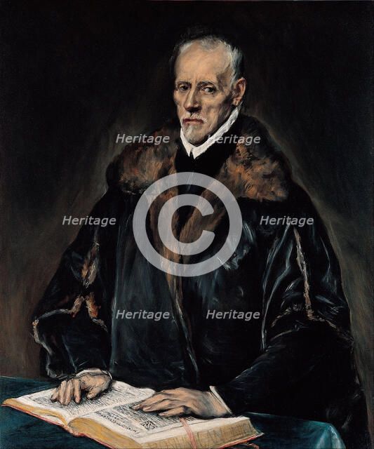 Portrait of Dr. Francisco de Pisa. Artist: El Greco, Dominico (1541-1614)