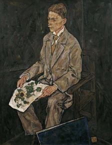 Portrait of Dr. Franz Martin Haberditzl, 1917. Creator: Egon Schiele